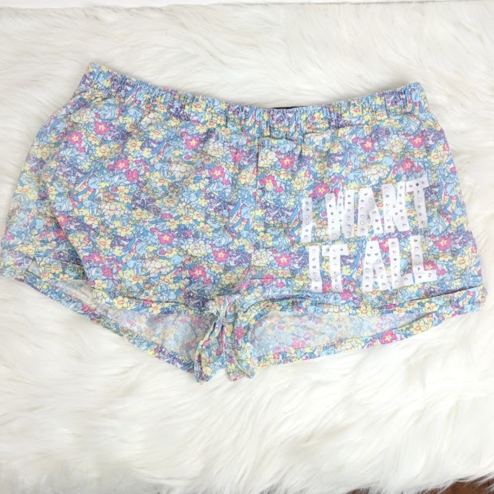 🍂Victorias Secret PINK Floral Boxer Sleep Shorts